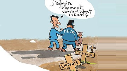 Illustration Macron a fait comme patron voulait