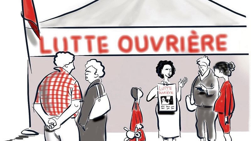 Illustration - Les militants de Lutte ouvrière à votre rencontre
