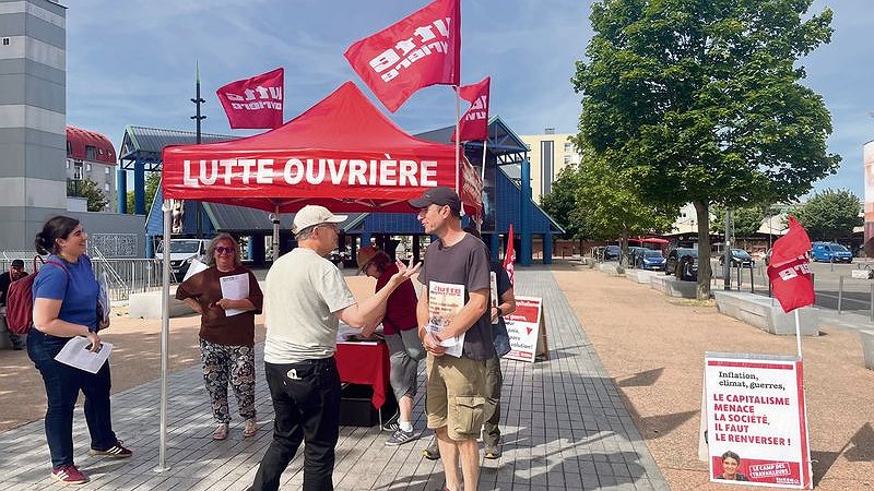 Illustration - Les militants de Lutte ouvrière à votre rencontre