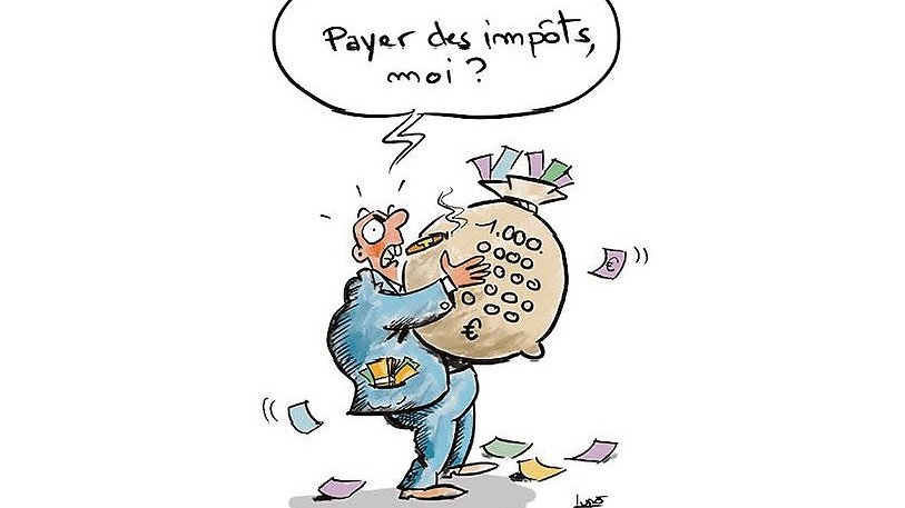 Illustration - la dure vie des riches