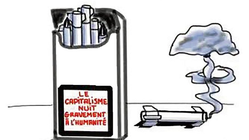 Illustration - bras de fer inégal
